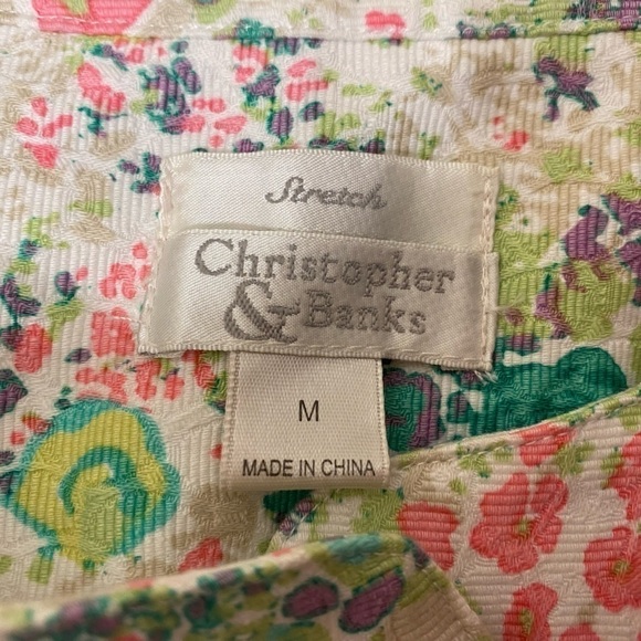 Christopher & Banks Printed Denim Jacket M - Picture 3 of 4
